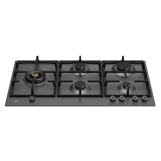 Carbonio 90 cm Gas hob with wok